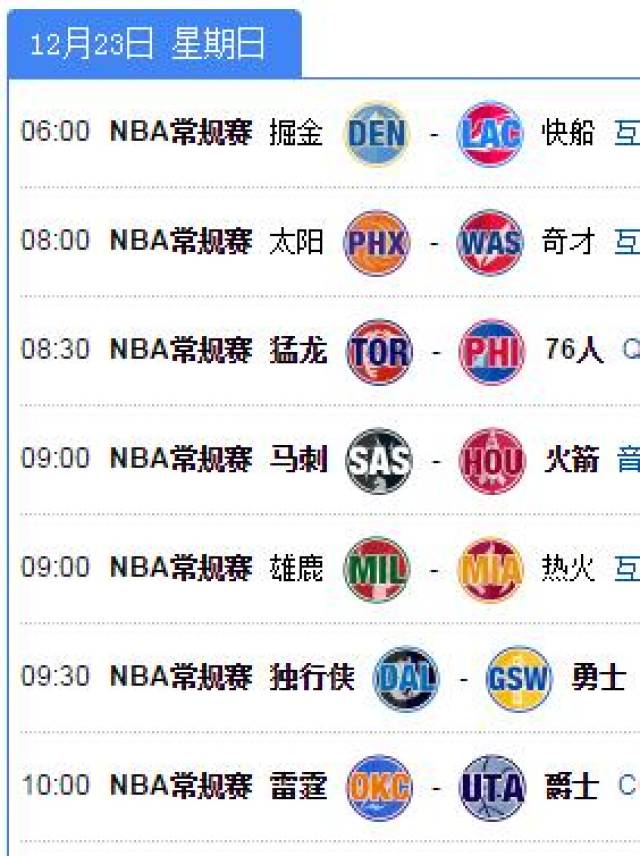 NBA周五三场焦点战，正在免费视频直播，太阳掘金76人出战