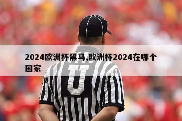 2024欧洲杯黑马,欧洲杯2024在哪个国家